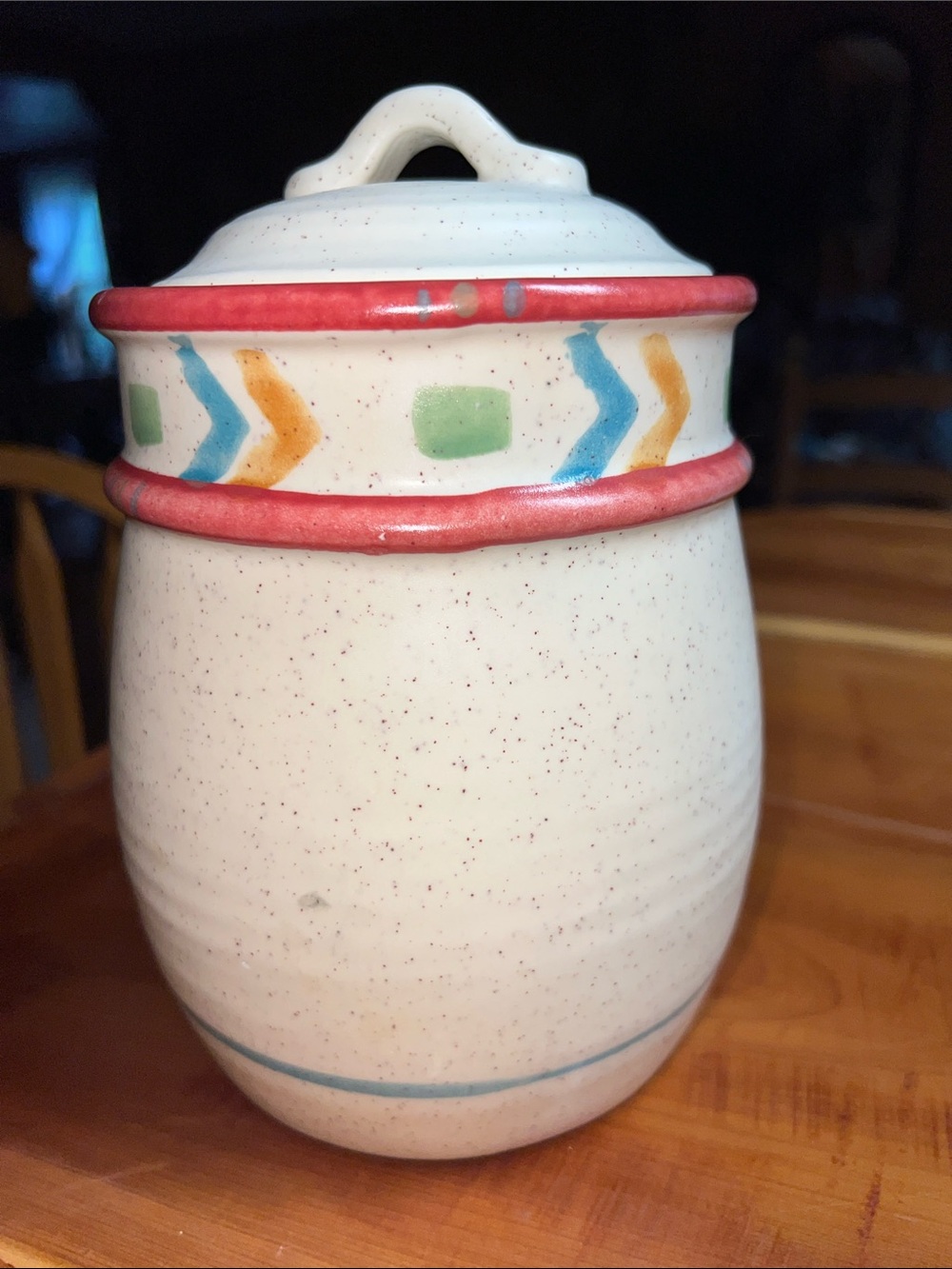 Vintage Saratoga Treasure Craft USA Canister With Lid 2